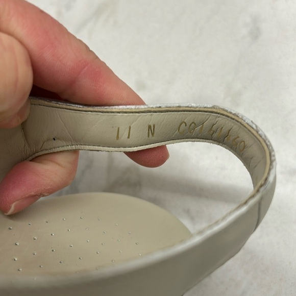SAS Suntimer Heel Strap Sandal Pearl Bone Size 11 - Picture 9 of 14